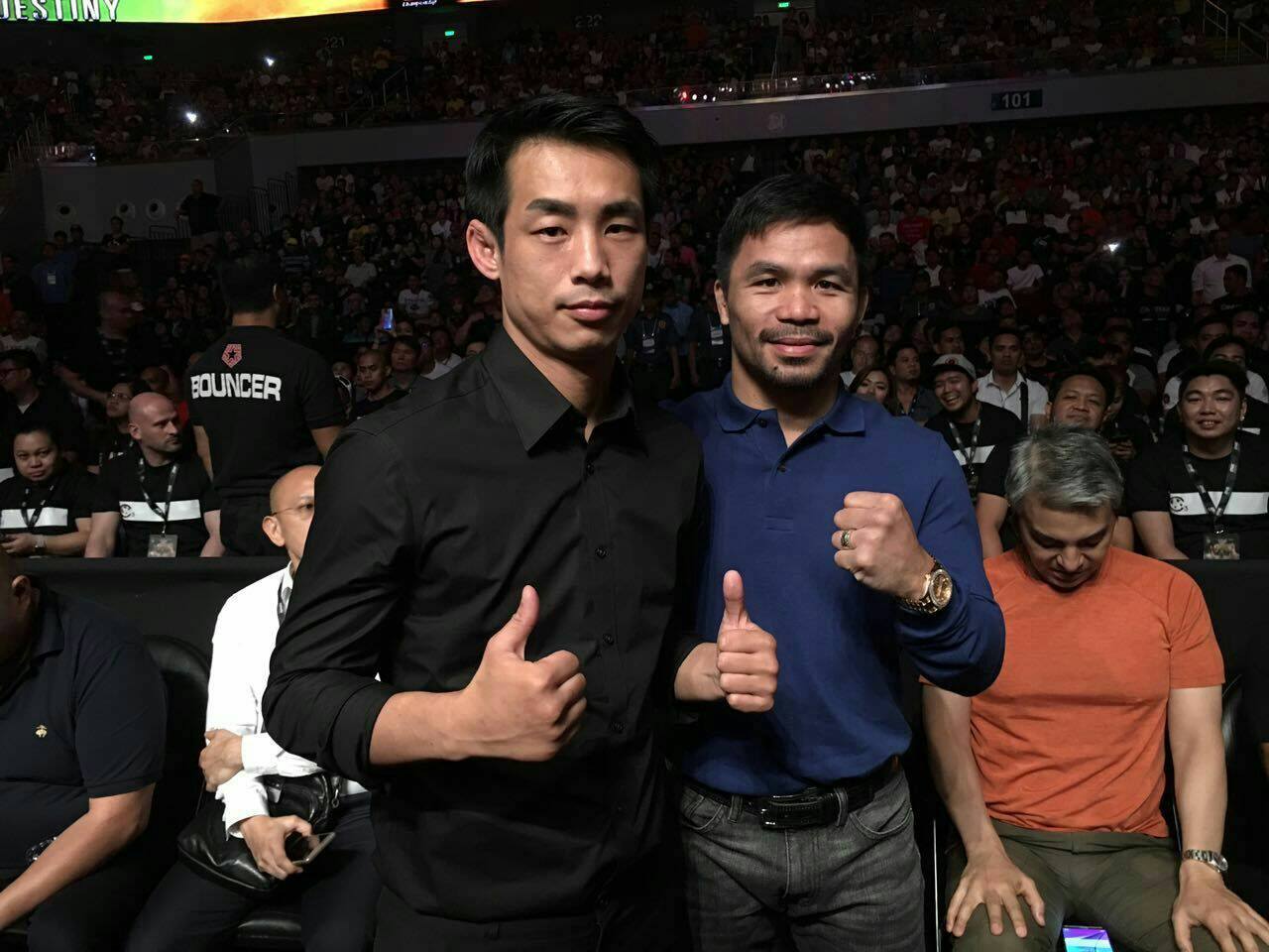 館長與傳說級人物拳王Manny Pacquiao